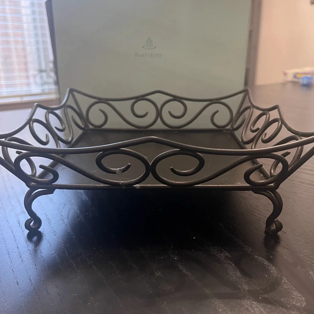PartyLite Antique Brass Tray - Picture 5 of 5
